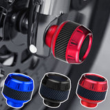 SEAMETAL Aluminum Alloy Motorcycle Crash Protector Scooter Wheel Front Fork Frame Falling Protection Pads Sliders