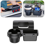 Multifunctional Car Organizer Box Side Door Window Storage Pocket Hanging Storage Rack With Cup Holder Auto Interior Accessories