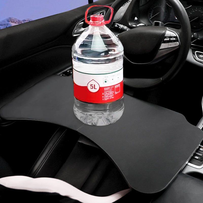 SEAMETAL Auto Eating Drinks Tray Holder Foldable Car Steering Wheel Laptop Tray Table High Stability Strong Universal