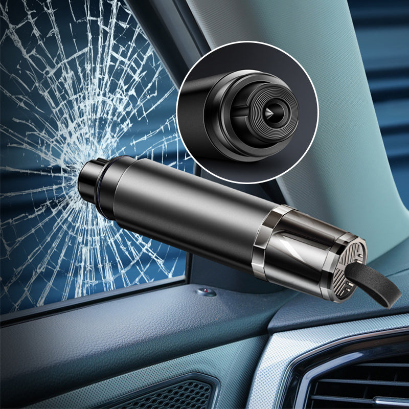 SEAMETAL Aluminum Alloy Car Window Breaker One Second Car Safety Hammer