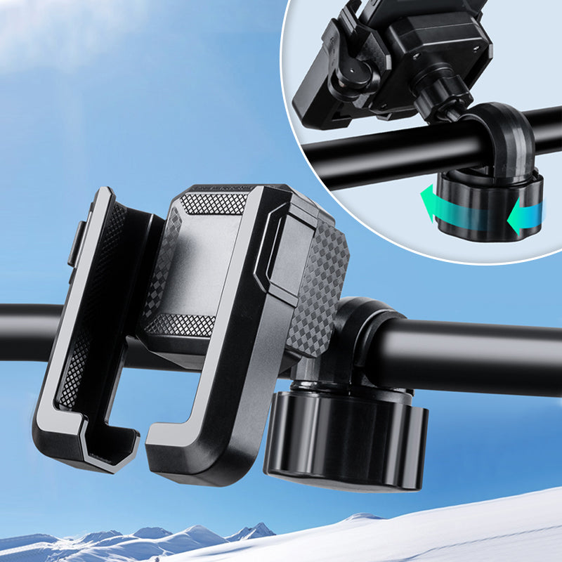 SEAMETAL Motorcycle Bicycle Phone Holder Moto Rearview Mirror Handlebar Mount