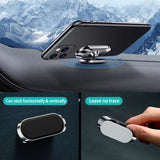 SEAMETAL Car Phone Holder Magnetic Auto Mobile Phone Mount 360 Degree Rotation