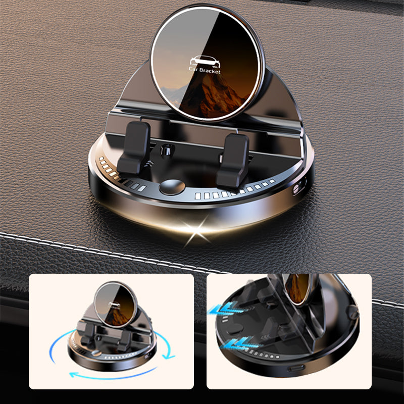 Cell Phone Car Mount, Multifunctional Car Dashboard Mobile Phone Holder, 360 Rotatable Non Slip Mat Universal Car Phone Stand Hands Free