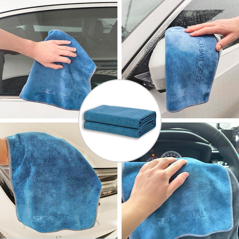 SEAMETSL Microfiber Towels Car Washing Towel High Water Absorption Washing Cloth