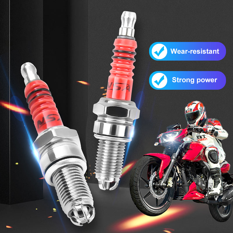 SEAMETAL Racing Spark Plug 3 Triple Electrode A7TC D8TC Fits for GY6 CG 50 70 110 125 150CC Motorcycle Atv Scooter