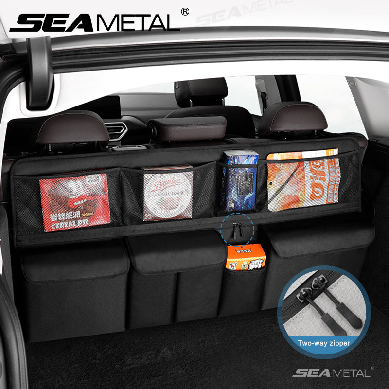 SEAMETAL Car Trunk Storage Bag Foldable Organizer Car Seat Back Hanging Storage Bag
