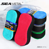 SEAMETAL Randomly Send Colors Large Towel Cloth Car Wipe Cable Coral Honeycomb Sponge