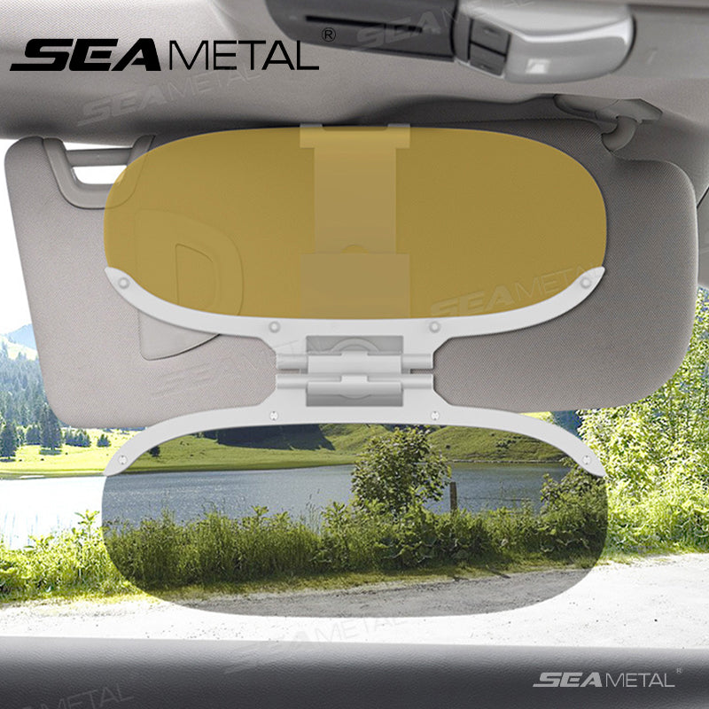 SEAMETAL Car Sun Visor Goggle Anti-UV Anti-Dazzle Sun Visor Clip-on Extender