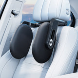 SEAMETAL Car Headrest Memory Foam Side Sleeping Pillow Adjustable Multifunctional Neck Pillow With Dual Hook Headrest