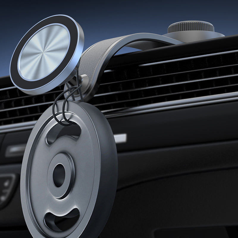 SEAMETAL Car Phone Holder Magnetic Sucker Aluminum Alloy Dashboard Air Outlet