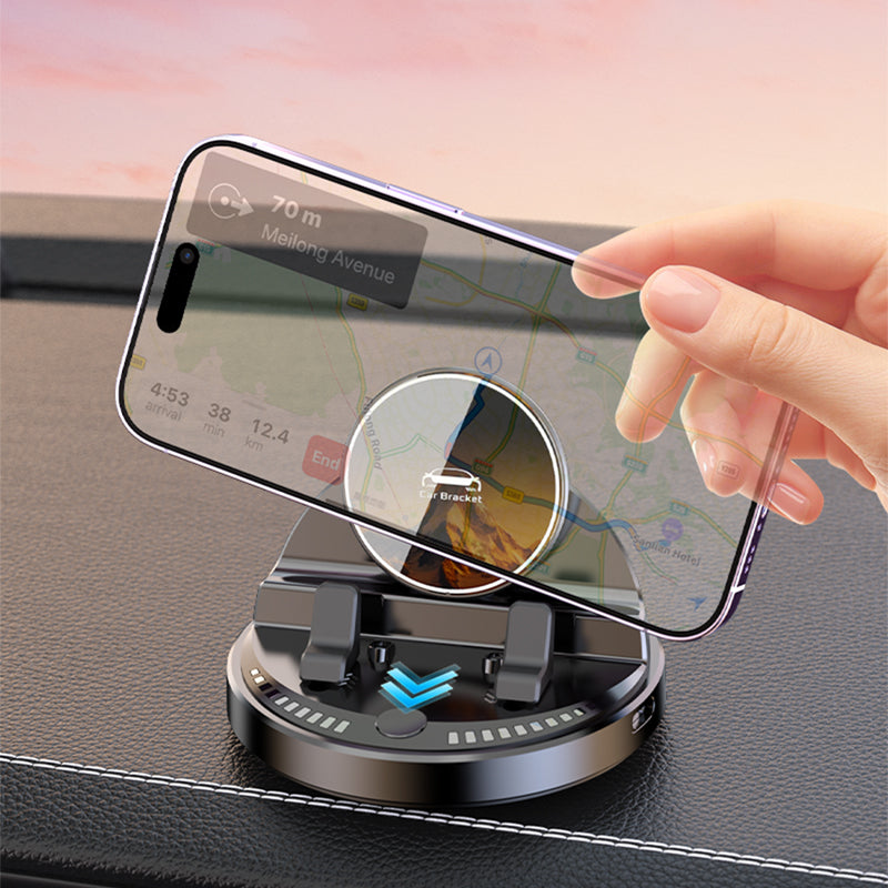 Cell Phone Car Mount, Multifunctional Car Dashboard Mobile Phone Holder, 360 Rotatable Non Slip Mat Universal Car Phone Stand Hands Free