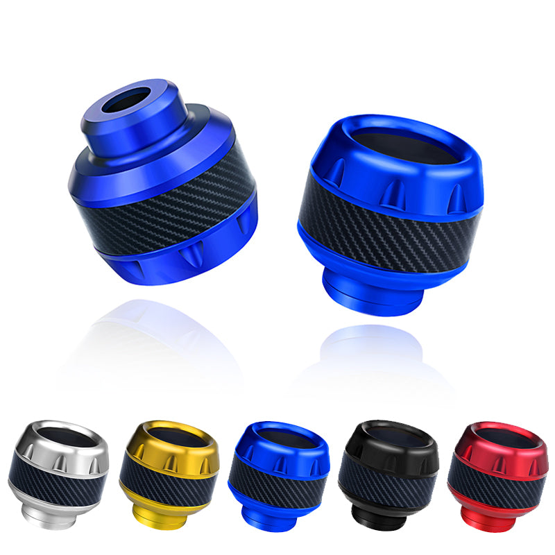 SEAMETAL Aluminum Alloy Motorcycle Crash Protector Scooter Wheel Front Fork Frame Falling Protection Pads Sliders