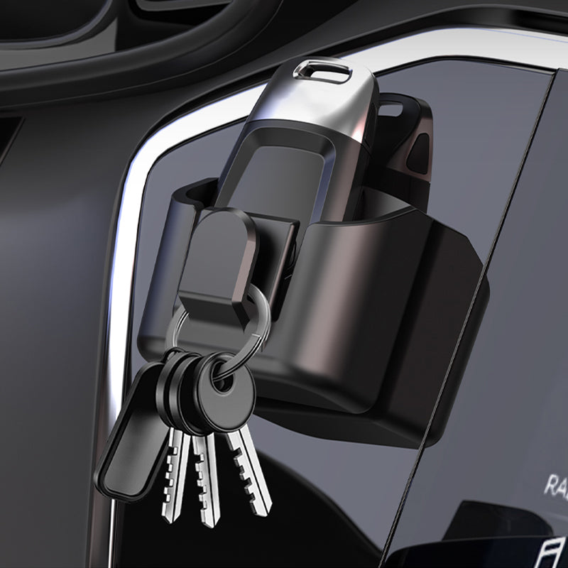 SEAMETAL Car Key Box Interior Auto Key Cards Clip Universal for Gadget Small Things Holder Dashboard Key Mount Holder Accessory