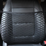 SEAMETAL Car Mesh Organizer, Seat Back Net Bag, Barrier of Backseat Pet Kids, Cargo Tissue Purse Holder, Driver Storage Netting Pouch