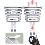 SEAMETAL Wall-mounted Key Hanger Hook Moto Cylinder Style Strong Adhesive Hook Holder Home Storage Organizer