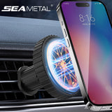 SEAMETAL Magnetic Car Phone Holder Vent Wheel Styling Phone Holder