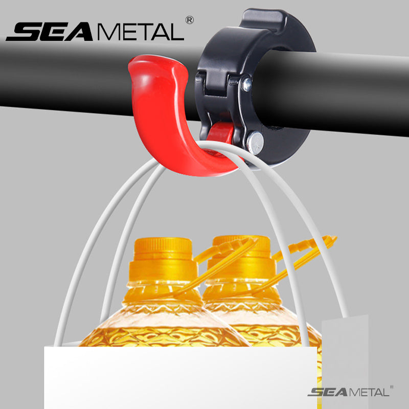 SEAMETAL Electric Bike Handlebar Hanging Hooks Luggage Bag Hanger Helmet Claw