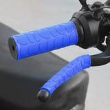 SEAMETAL 4Pcs Motorcycle Handlebar Grip Sleeve Rubber Anti-Slip Motorcycle Handle Cover