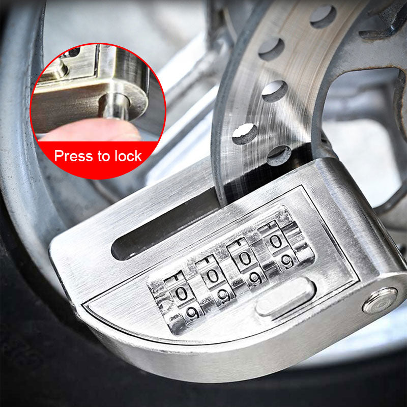 SEAMETAL Motorcycle Password Disc Brake Lock Waterproof  Electric Car Anti-theft Lock