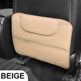 Car Anti-kick Pad Pu Leather Auto Seat Back Protector Pads Anti Scratch Back Seat Organizer
