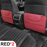 Car Anti-kick Pad Pu Leather Auto Seat Back Protector Pads Anti Scratch Back Seat Organizer