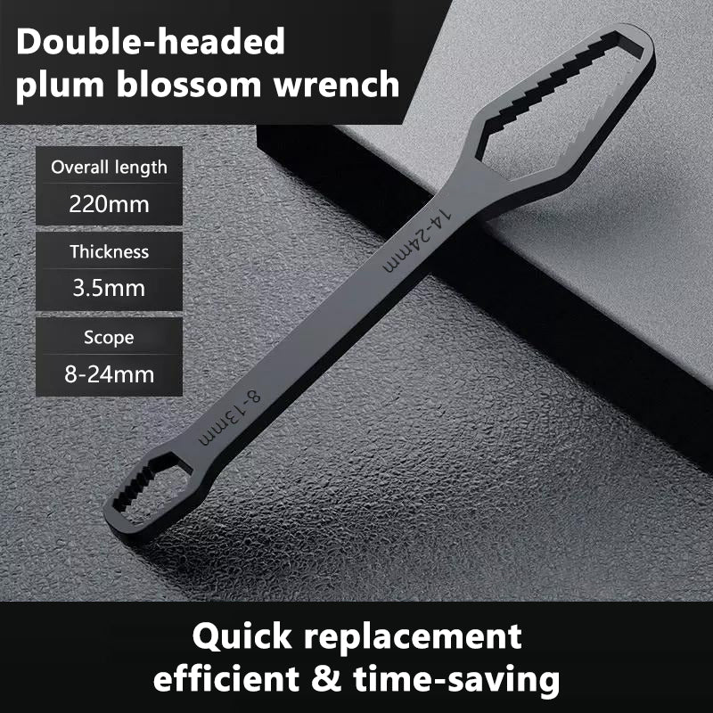 SEAMETAL Universal Torx Wrench Self-tightening Adjustable Glasses Wrench Board Double-head Torx Spanner Hand Tools For Factory