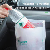 SEAMETAL 20pcs Car Disposable Trash Bags Self-Adhesive Garbage Bag Traceless Pasting