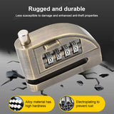 SEAMETAL Motorcycle Password Disc Brake Lock Waterproof  Electric Car Anti-theft Lock