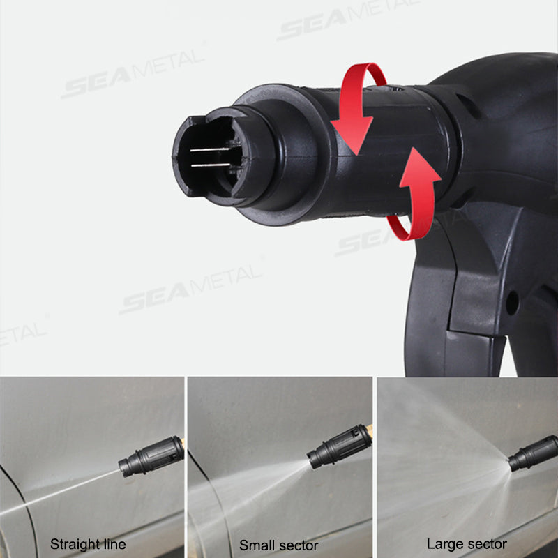 SEAMETAL High Pressure Car Wash Gun Adjustable Spray Nozzle Car Wash Machine Water Gun
