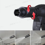SEAMETAL High Pressure Car Wash Gun Adjustable Spray Nozzle Car Wash Machine Water Gun