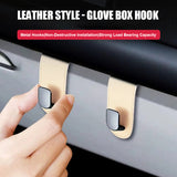 SEAMETAL Car Passenger Glove Box Hook Double Hook Purse Bag Hanger