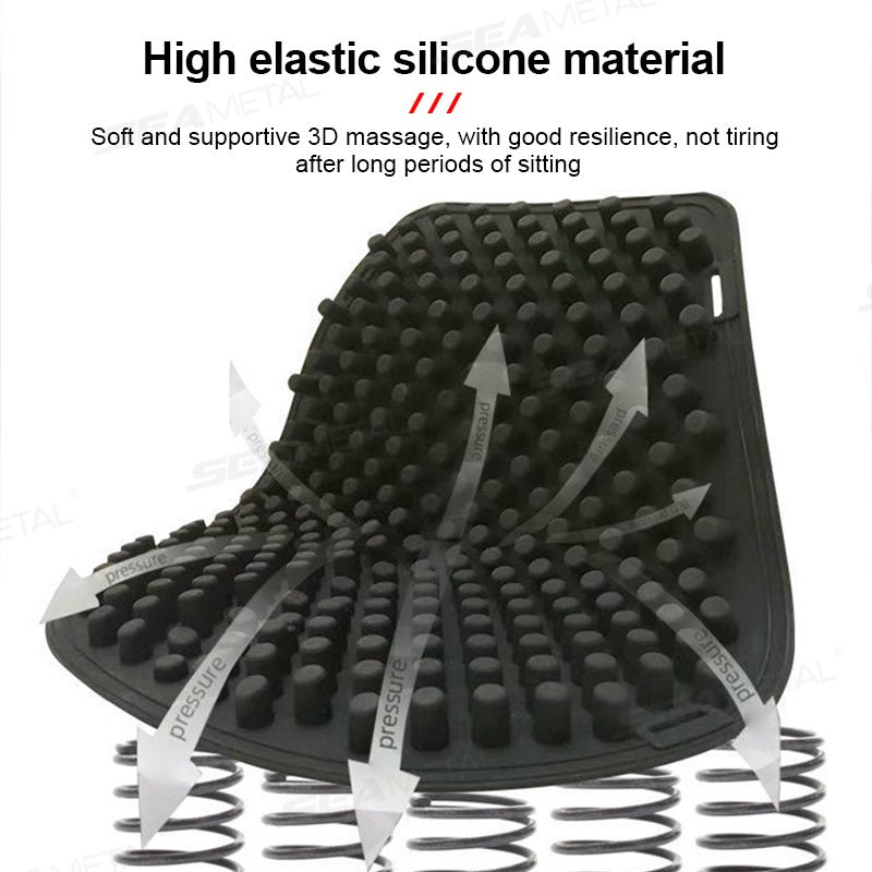 SEAMETAL 3D Motorcycle Silicone Seat Cushion for Electric Vehicles Autocycle
