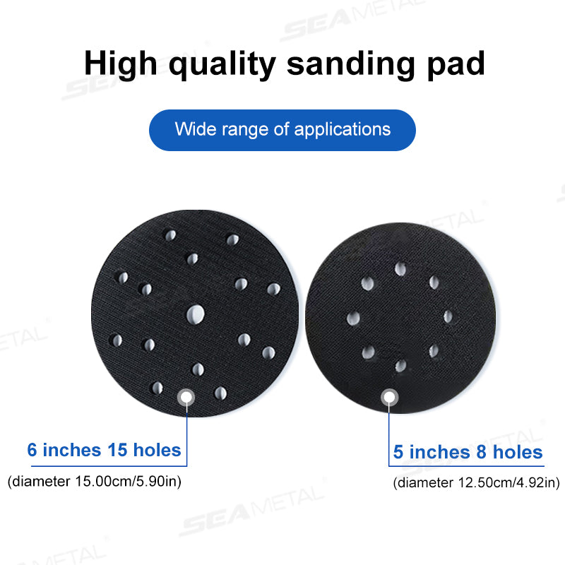 2pcs Universal Sandpaper Cushion Hook And Loop Buffer Pad For Sand Paper