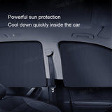 SEAMETAL Car Sunshade Titanium Silver Car Side Window Magnetic Suction Curtain