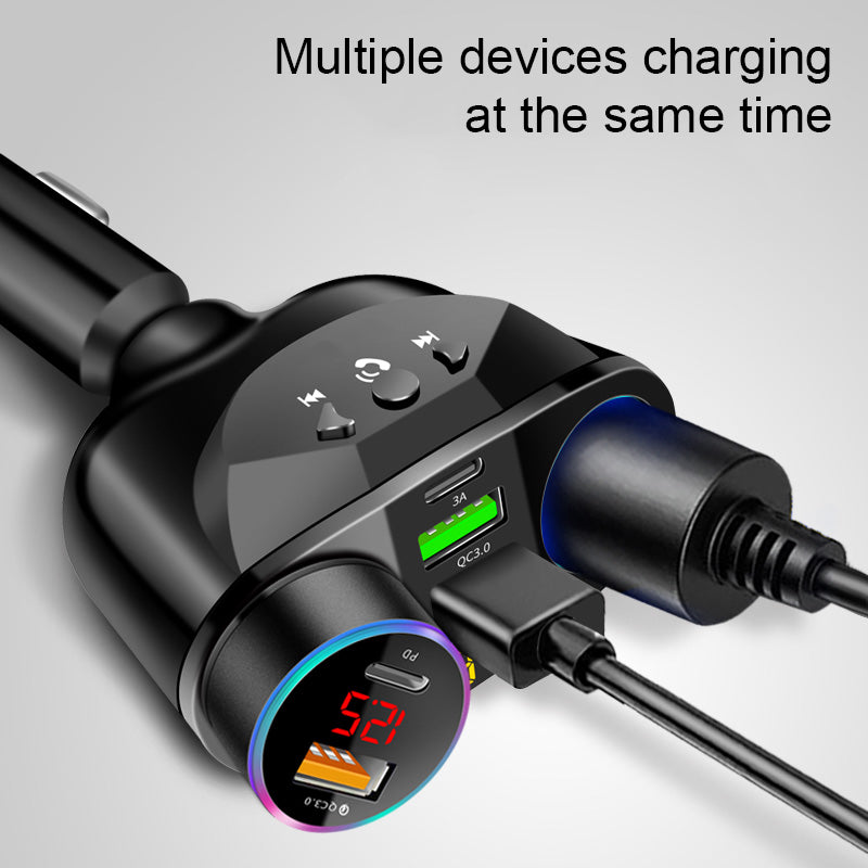 Car Cigarette Lighter Splitter Auto Power adapter QC3.0 Super Fast Dual USB Car Charger