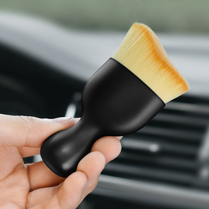 Car Interior Cleaning Brush Wave Arc Curved Wash Brushes Car Crevice Dust Removal Brush