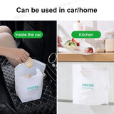 SEAMETAL 20pcs Car Disposable Trash Bags Self-Adhesive Garbage Bag Traceless Pasting