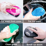 SEAMETAL Randomly Send Colors Large Towel Cloth Car Wipe Cable Coral Honeycomb Sponge