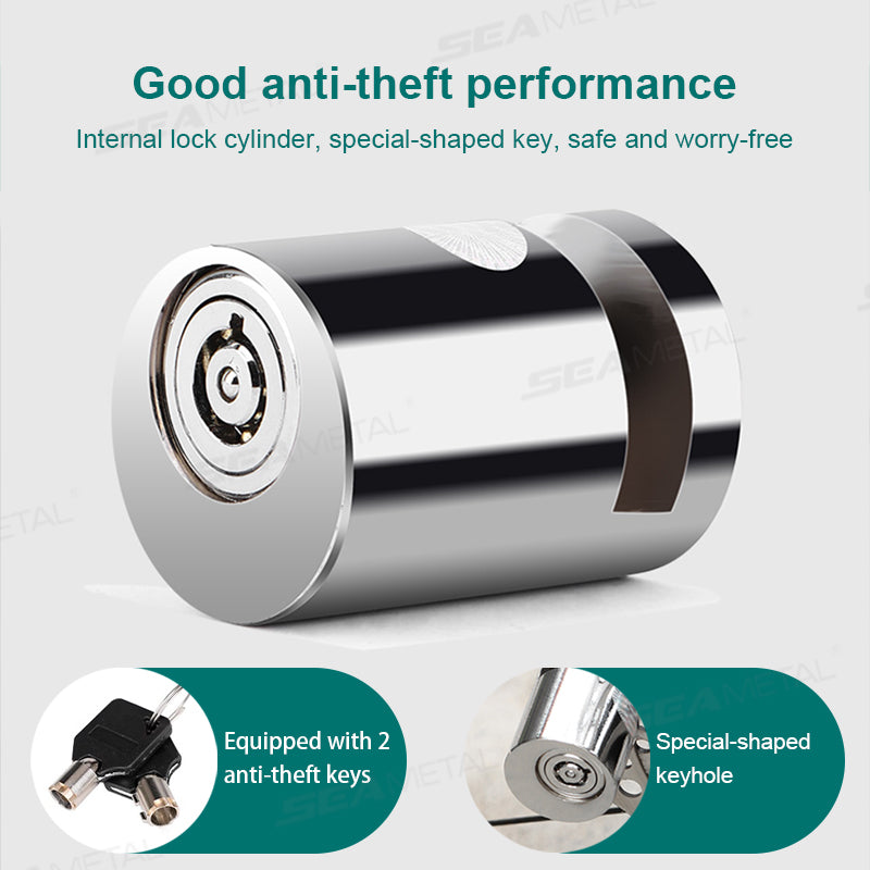 SEAMETAL Zinc Alloy Disc Brake Lock Motorcycle Mini Security Wheel Disk Lock