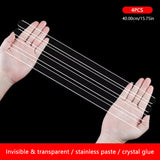 SEAMETAL 4Pcs Extended Car Door Bumper Strip Transparent Car Body Protector Sticker