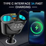 Car Cigarette Lighter Splitter Auto Power adapter QC3.0 Super Fast Dual USB Car Charger