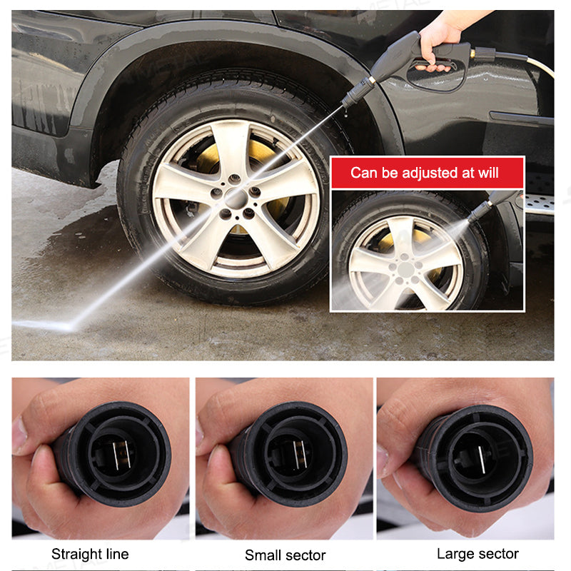 SEAMETAL High Pressure Car Wash Gun Adjustable Spray Nozzle Car Wash Machine Water Gun