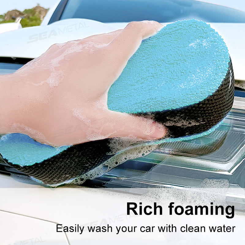 SEAMETAL Randomly Send Colors Large Towel Cloth Car Wipe Cable Coral Honeycomb Sponge