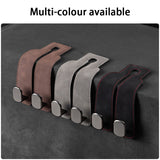 SEAMETAL Faux Leather Car Seat Headrest - Concealed Metal Hook Design, Strong Load-Bearing Capacity