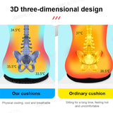 SEAMETAL 3D Motorcycle Silicone Seat Cushion for Electric Vehicles Autocycle