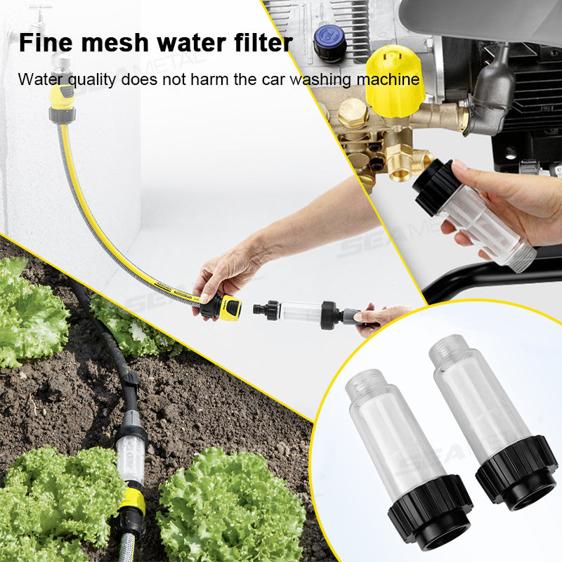 SEAMETAL High Pressure Water Pipe Filter Washer Filter Connector Quick Connection Hose Pipe