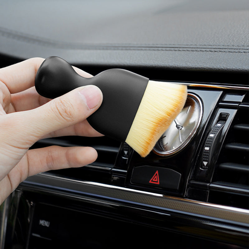 Car Interior Cleaning Brush Wave Arc Curved Wash Brushes Car Crevice Dust Removal Brush