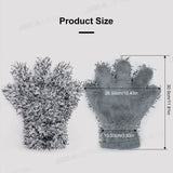 SEAMETAL Microfiber Car Wash Gloves Plush Ultra-soft Car Washing Mitt