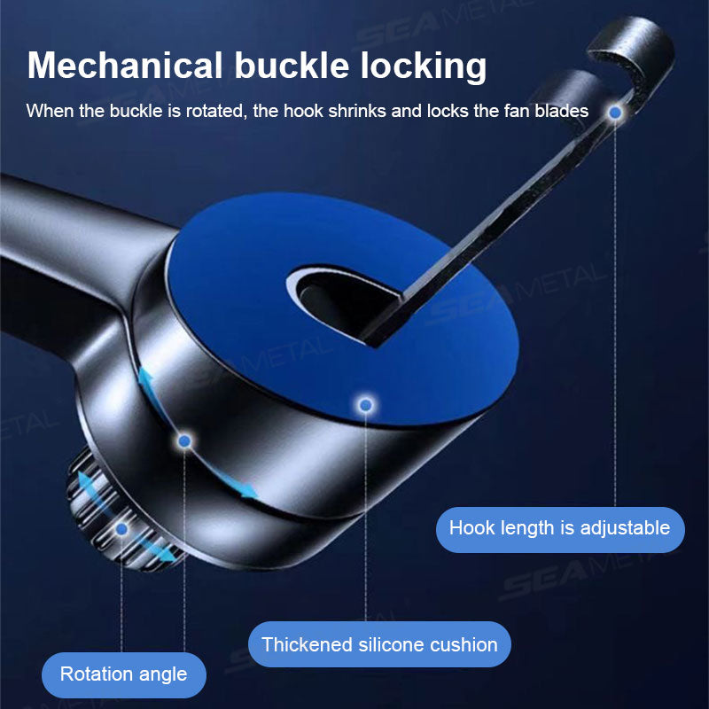 SEAMETAL Car Hook Base Phone Holder for Car Side Window Air Vent