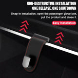 SEAMETAL Car Passenger Glove Box Hook Double Hook Purse Bag Hanger